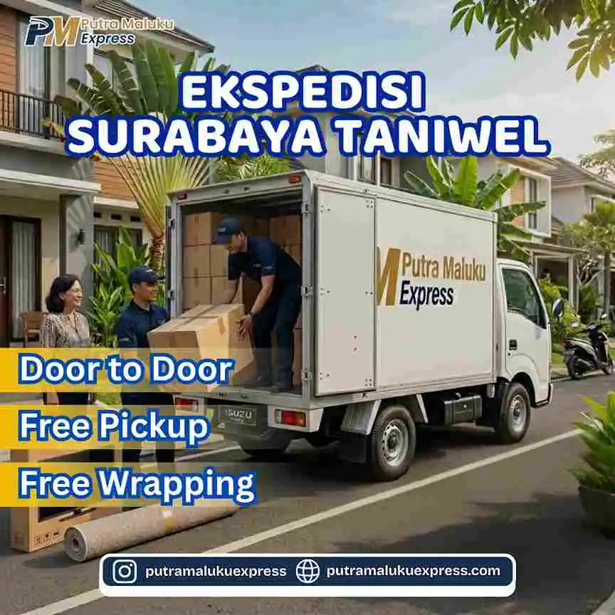 Ekspedisi Surabaya Taniwel – Solusi Cargo Antar Pulau dengan Layanan Profesional