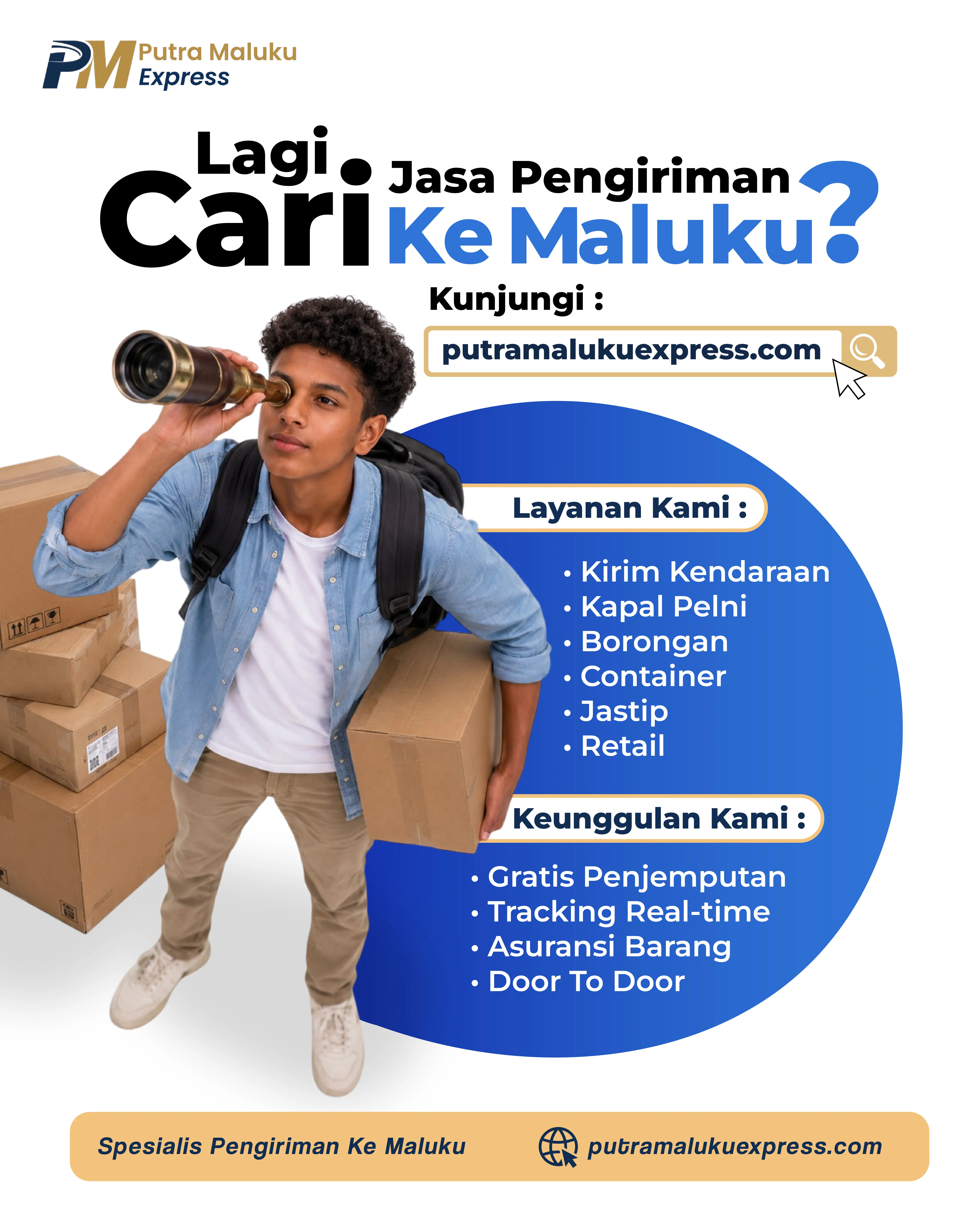 Spesialis Pengiriman ke Maluku