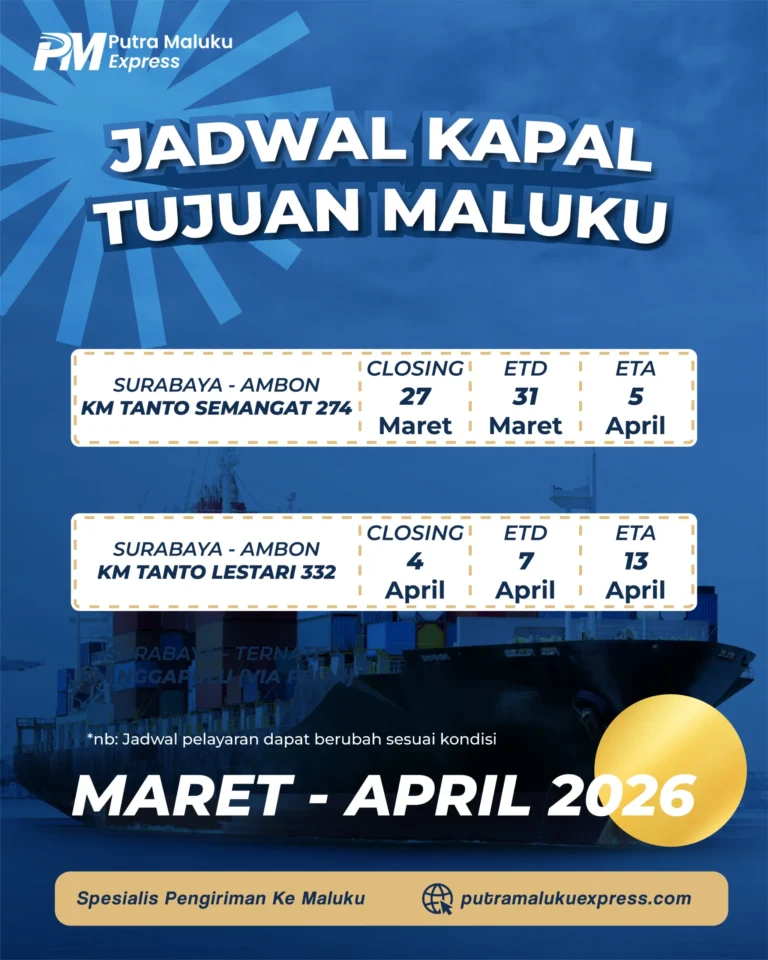 Jadwal Kapal Maluku
