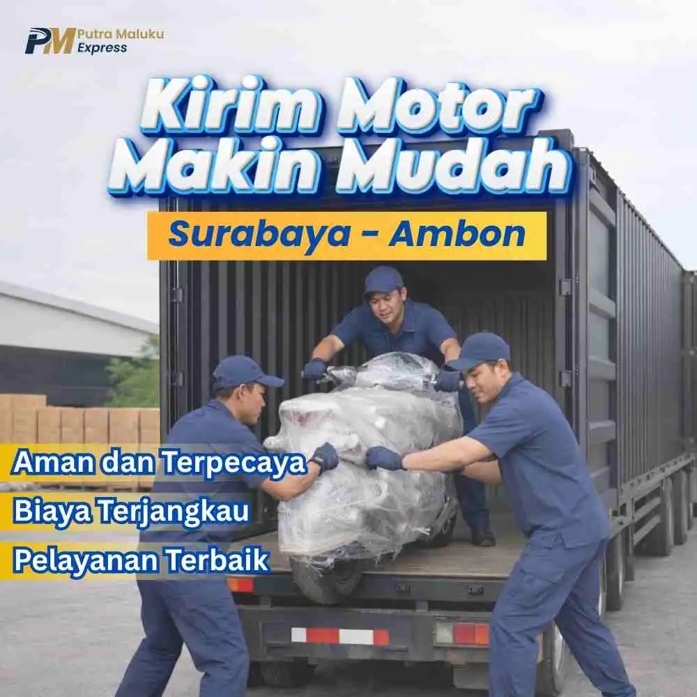 Pengiriman Motor Surabaya Ambon