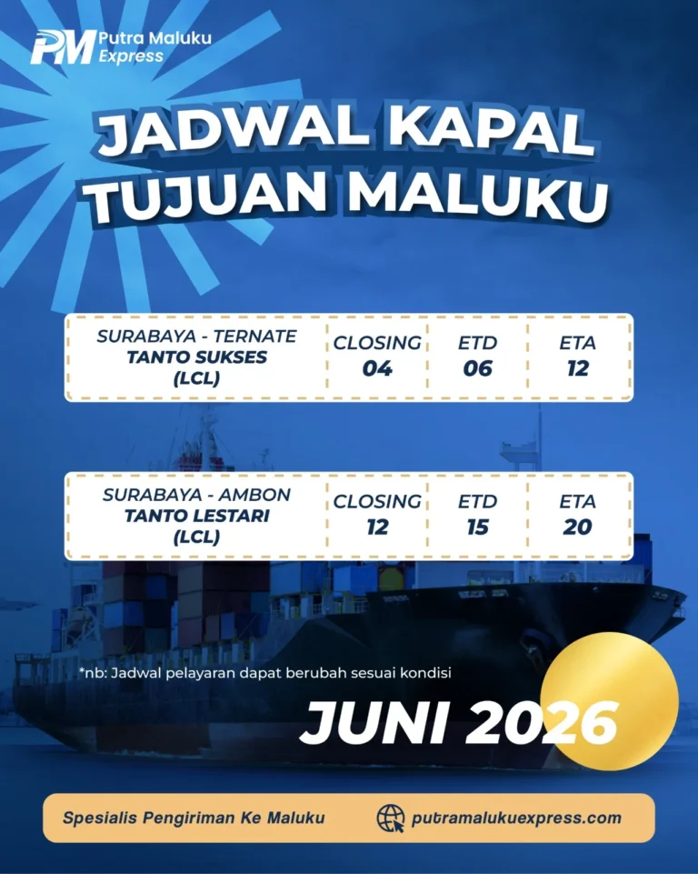 Jadwal Kapal juni 1