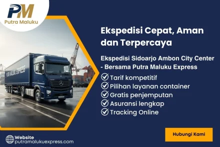 Ekspedisi Sidoarjo Ambon City Center